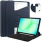 360 Rotation Transparent Smart Leather Case with Keyboard, For Samsung Galaxy Tab A11+, For Samsung Galaxy Tab S9 FE / S10 FE, For Samsung Galaxy Tab S9 FE+ / S10+, For Samsung Galaxy Tab A9+