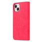 For iPhone 15 AZNS Skin Feel Calf Texture Flip Leather Phone Case(Red)