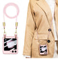 For Samsung Galaxy Z Flip5 GKK Cross-body Ultra-thin PC Phone Case with Strap(Pink)
