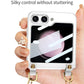 For Samsung Galaxy Z Flip5 GKK Cross-body Ultra-thin PC Phone Case with Strap(Pink)