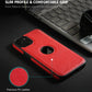 For iPhone 15 Pro Max Leather Texture Stitching Phone Case(Red)