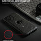 For iPhone 15 Plus Leather Texture Stitching Phone Case(Black)