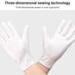 Labor Protection White Anti-sweat Cloth Thickened Gloves 1 Pair