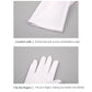 Labor Protection White Anti-sweat Cloth Thickened Gloves 1 Pair