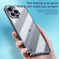 For iPhone 15 Pro Max Metal Frame Frosted PC Shockproof Phone Case(Ocean Blue)