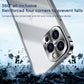 For iPhone 15 Pro Max Metal Frame Frosted PC Shockproof Phone Case(Ocean Blue)