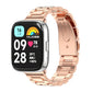 Mijobs Three-Bead Metal Stainless Steel Watch Band, For Redmi Watch 3 Lite / Watch 3 Active