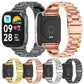 Mijobs Three-Bead Metal Stainless Steel Watch Band, For Redmi Watch 3 Lite / Watch 3 Active