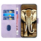 YX0060 Elephant Head Embossed Phone Leather Case with Lanyard, For iPhone 13 mini, For iPhone 12/12 Pro, For iPhone 12 Pro Max