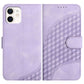 YX0060 Elephant Head Embossed Phone Leather Case with Lanyard, For iPhone 13 mini, For iPhone 12/12 Pro, For iPhone 12 Pro Max