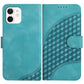 YX0060 Elephant Head Embossed Phone Leather Case with Lanyard, For iPhone 13 mini, For iPhone 12/12 Pro, For iPhone 12 Pro Max
