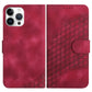 YX0060 Elephant Head Embossed Phone Leather Case with Lanyard, For iPhone 13 mini, For iPhone 12/12 Pro, For iPhone 12 Pro Max