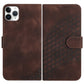 YX0060 Elephant Head Embossed Phone Leather Case with Lanyard, For iPhone 12 mini, For iPhone 11 Pro Max, For iPhone 11