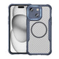 Carbon Fiber Texture MagSafe Translucent Phone Case, For iPhone 16 Pro, For iPhone 16 Plus, For iPhone 16, For iPhone 15 Pro Max, For iPhone 15 Pro, For iPhone 15 Plus / 14 Plus