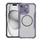 Carbon Fiber Texture MagSafe Translucent Phone Case, For iPhone 16 Pro, For iPhone 16 Plus, For iPhone 16, For iPhone 15 Pro Max, For iPhone 15 Pro, For iPhone 15 Plus / 14 Plus