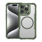 Carbon Fiber Texture MagSafe Translucent Phone Case, For iPhone 16 Pro, For iPhone 16 Plus, For iPhone 16, For iPhone 15 Pro Max, For iPhone 15 Pro, For iPhone 15 Plus / 14 Plus
