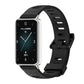 MIJOBS Flat Hole Breathable TPU Watch Band, For Honor Band 10 / 9