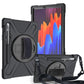 Shockproof Colorful Silicone + PC Protective Case with Holder & Shoulder Strap & Hand Strap & Pen Slot, For Samsung Galaxy Tab S8 / Galaxy Tab S7 (2020) T870