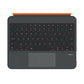 Colorful Backlight Bluetooth Keyboard Leather Tablet Case with Rotating Holder, For iPad Air 11 2025 / iPad 2025 / 2022