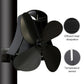 YL-105 4-Blade Aluminum Heat Powered Fireplace Stove Fan, YL-105 (Bronze), YL-105 (Grey), YL-105 (Gold), YL-105 (Rose Red), YL-105 (Silver), YL-105(White), YL-105 (Black)