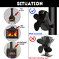 YL-105 4-Blade Aluminum Heat Powered Fireplace Stove Fan, YL-105 (Bronze), YL-105 (Grey), YL-105 (Gold), YL-105 (Rose Red), YL-105 (Silver), YL-105(White), YL-105 (Black)
