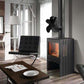 YL-105 4-Blade Aluminum Heat Powered Fireplace Stove Fan, YL-105 (Bronze), YL-105 (Grey), YL-105 (Gold), YL-105 (Rose Red), YL-105 (Silver), YL-105(White), YL-105 (Black)