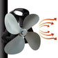 YL-105 4-Blade Aluminum Heat Powered Fireplace Stove Fan, YL-105 (Bronze), YL-105 (Grey), YL-105 (Gold), YL-105 (Rose Red), YL-105 (Silver), YL-105(White), YL-105 (Black)