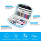 FunAdd Large-capacity Pencil Case Storage Organizer Ant ClothCosmetic Bag, Size: 230 x 170 x 75mm (Light Blue)