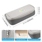 FunAdd Pencil Case Cosmetic Storage Organizer Ant Cloth Glasses Bag, Size: 230 x 110 x 70mm (Grey)