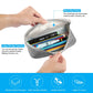FunAdd Pencil Case Cosmetic Storage Organizer Ant Cloth Glasses Bag, Size: 230 x 110 x 70mm (Grey)