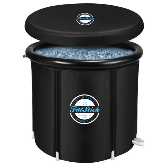 FatStick Recovery Ice Bath | Cold Water Therapy & Recovery Plunge Tub | Round/Oval