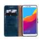 Business Style Oil Wax Texture Horizontal Flip Leather Case for Huawei Honor 7A (with fingerprint hole), with Holder & Card Slots & Wallet, For Huawei Honor 7A