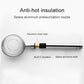 Space Aluminum Round Shape High Pressure Handheld Shower Head Water Saving Bathroom Accessories, Size: 23 x 8.2 x 2cm(Silver)