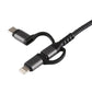 3 in 1 Micro USB + USB-C / Type-C + 8 Pin to HDMI HDTV Cable