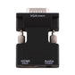 HDMI Female to VGA Male Converter with Audio Output Adapter for Projector, Monitor, TV Sets(Black)