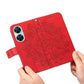 For Huawei nova 11i / Maimang 20 5G / Enjoy 60 Pro 7-petal Flowers Embossing Leather Phone Case (Red)
