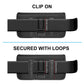 HAWEEL 4.7-6.1 inch Nylon Cloth Phone Belt Clip Horizontal Carrying Pouch with Card Slot, Horizontal 4.7-6.1 inch