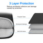 HAWEEL Laptop Sleeve Case Zipper Briefcase Bag with Handle for 15-16.7 inch Laptop, For 15-16.7 inch Laptop (with Handle)