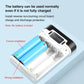 HAWEEL 4x18650 DIY 10000mAh Power Bank Shell with Dual USB & Display (Black)
