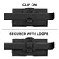 HAWEEL 6.1-6.8 inch Litchi Texture Genuine Leather Phone Belt Clip Horizontal Carrying Pouch, 6.1-6.8 inch