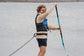FREE BAG | 3 Piece Full Carbon Paddle Board Paddle - Blue/Pink/Black