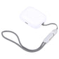 For Apple AirPods Pro 2 Wireless Bluetooth Earphone Anti-Lost Rope Phone Case Lanyard(Grey)