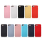 For iPhone SE 2020 & 8 & 7 Pure Color Liquid Silicone + PC Shockproof Defender Case(Dark Blue)