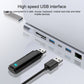 11 in 1 RJ45 + 87W PD + SD/TF + USBx3+ HDMI + VGA + 3.5mm AUX to Type-C HUB Adapter, 11 in 1