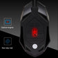 Chasing Leopard K2 USB LED Backlight 1600DPI Three-speed Adjustable Wired Optical Gaming Mouse, Length: 1.3m, K2