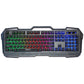 iMICE AK-400 USB Interface 104 Keys Wired Colorful Backlight Gaming Keyboard for Computer PC Laptop(Black)