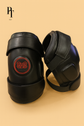 Classic Leather Black Knee Guards - Monogramed