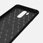 For LG G7 ThinQ Brushed Texture Carbon Fiber Shockproof TPU Protective Back Case, For LG G7 ThinQ