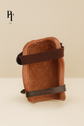 Classic Leather Black Knee Guards - Monogramed