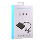 3 in 1 8 Pin + Micro USB + Type-C to AV + HDMI + VGA 15 Pin HD Screen Player Adapter Converter with Audio